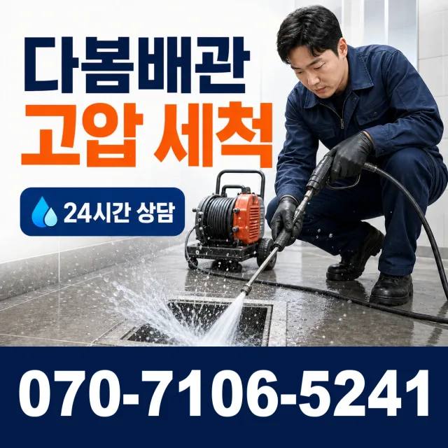 과천시 중앙동 배관청소 상담 이미지 4